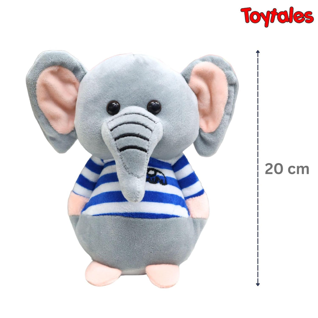 TOYTALES Baby Elephant Plush Soft Toy 20 cm Cute Stuffed Animal