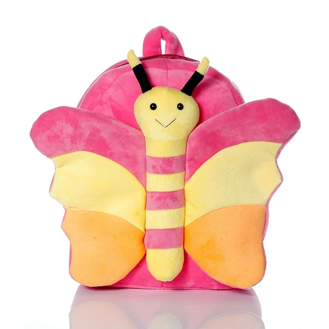 TOYTALES Butterfly Plush Bag Soft Kids Backpack (Ages 2–5)