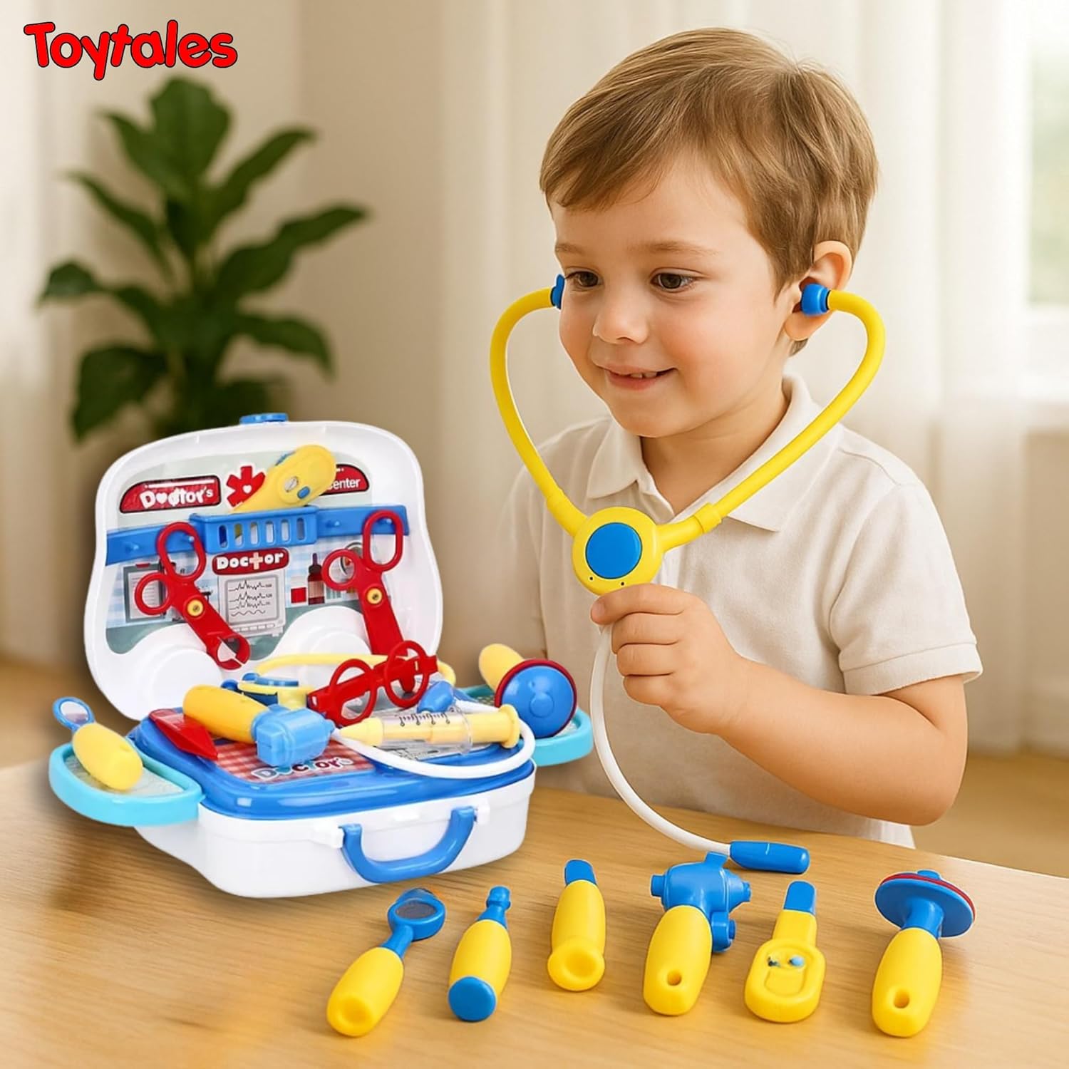 TOYTALES Doctor Set for Kids Educational Pretend Play Medical Kit