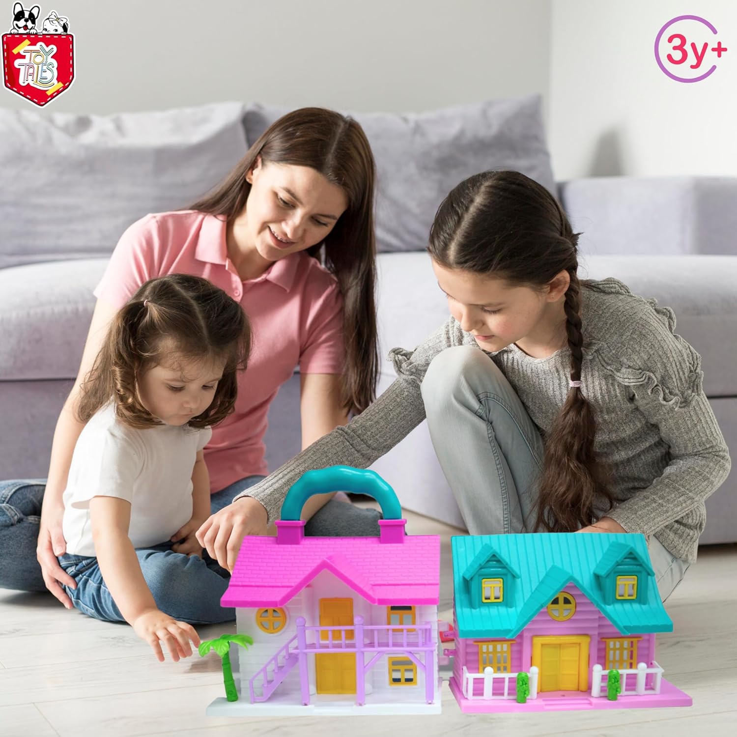 TOYTALES Pretty Doll House for Kids Pretend Play Set For Girls