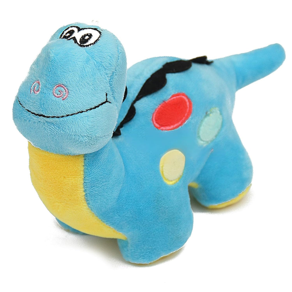 TOYTALES Blue Dino Plush Soft Toy Cute Stuffed Animal For Kids, 28CM