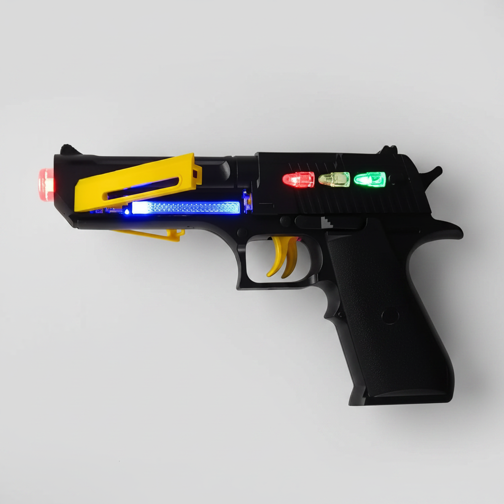 TOYTALES Flash Musical Gun LED Light & Sound Toy for Kids