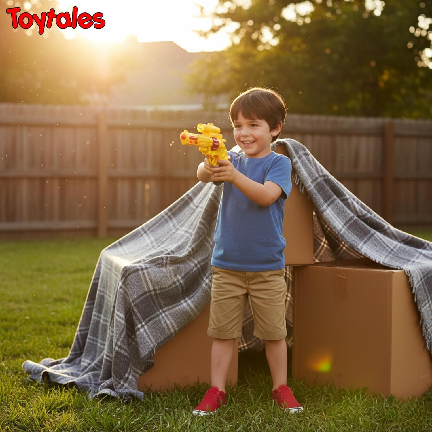 TOYTALES Revolver Flash Gun  LED Light & Music Toy for Kids