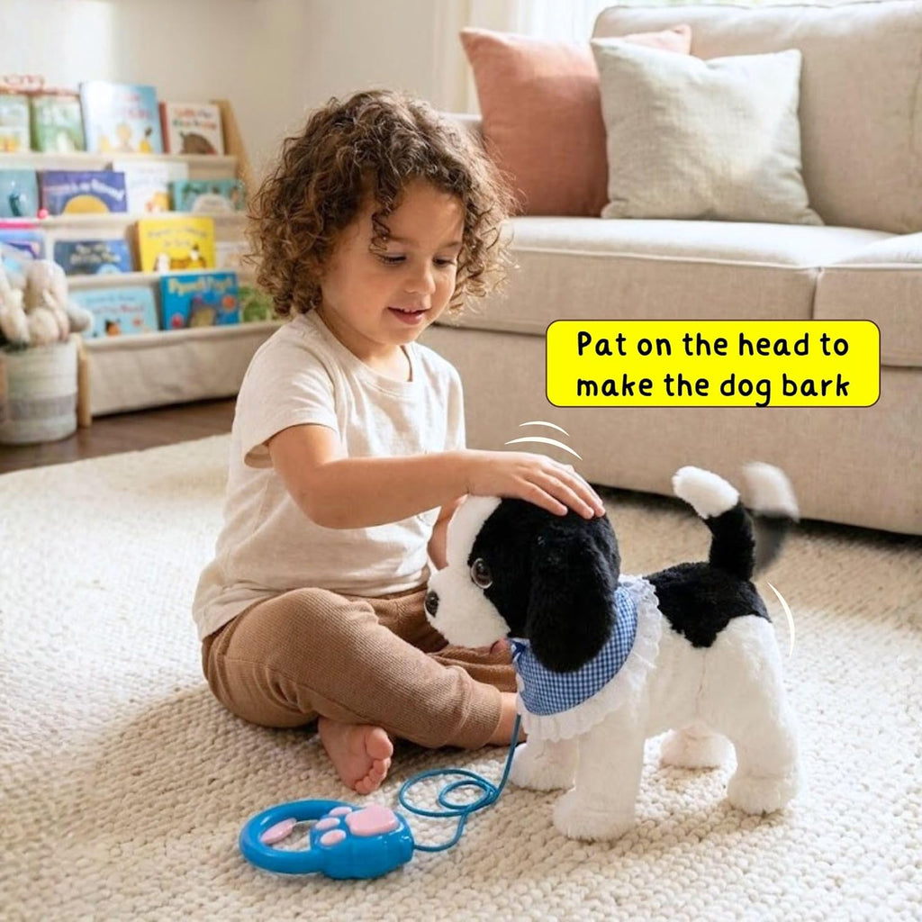 TOYTLAES Duffy Remote Control Dog Toy Walking And Barking Interactive Puppy Plush Toy