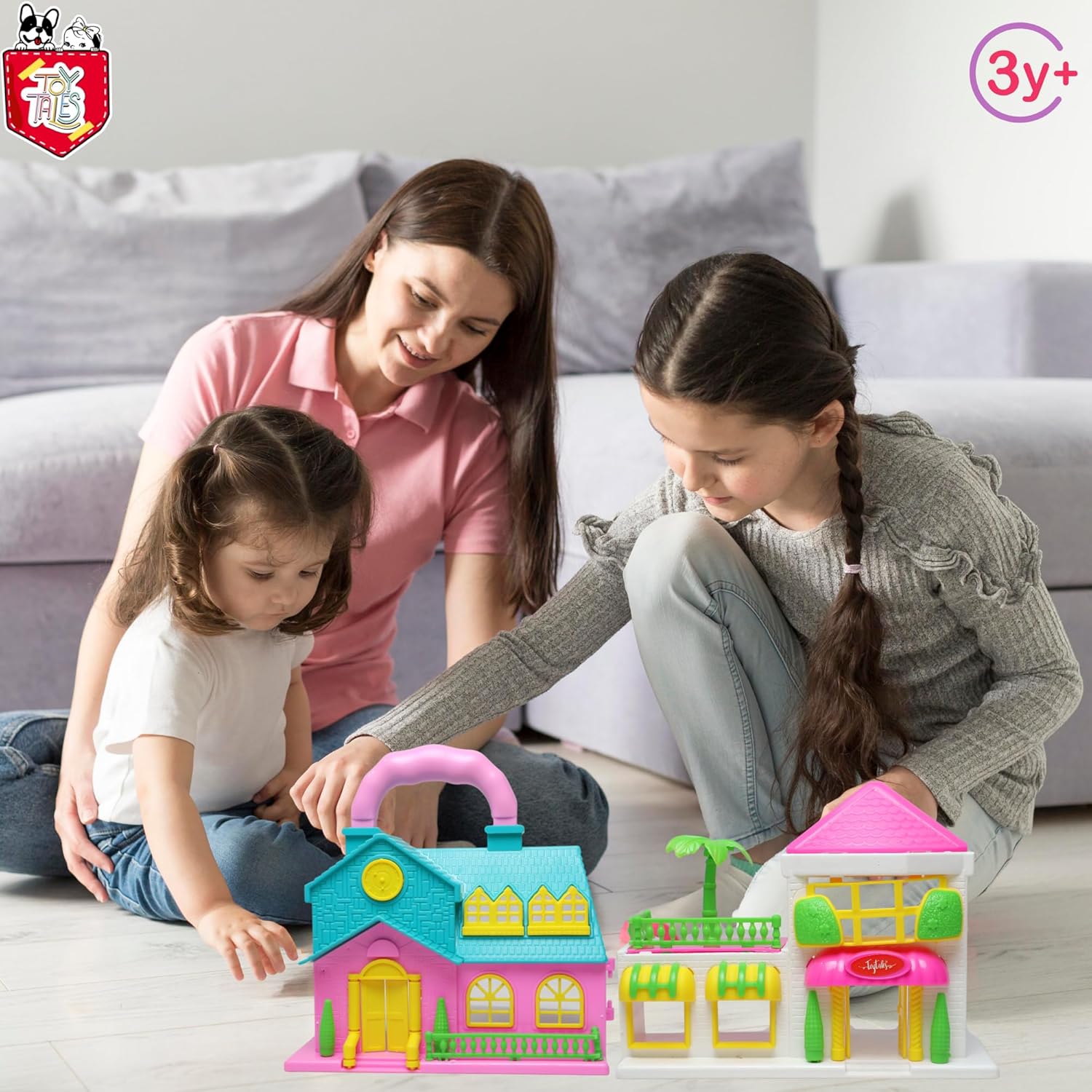 TOYTALES Funny Doll House Pretend Play Set Toy For Kids
