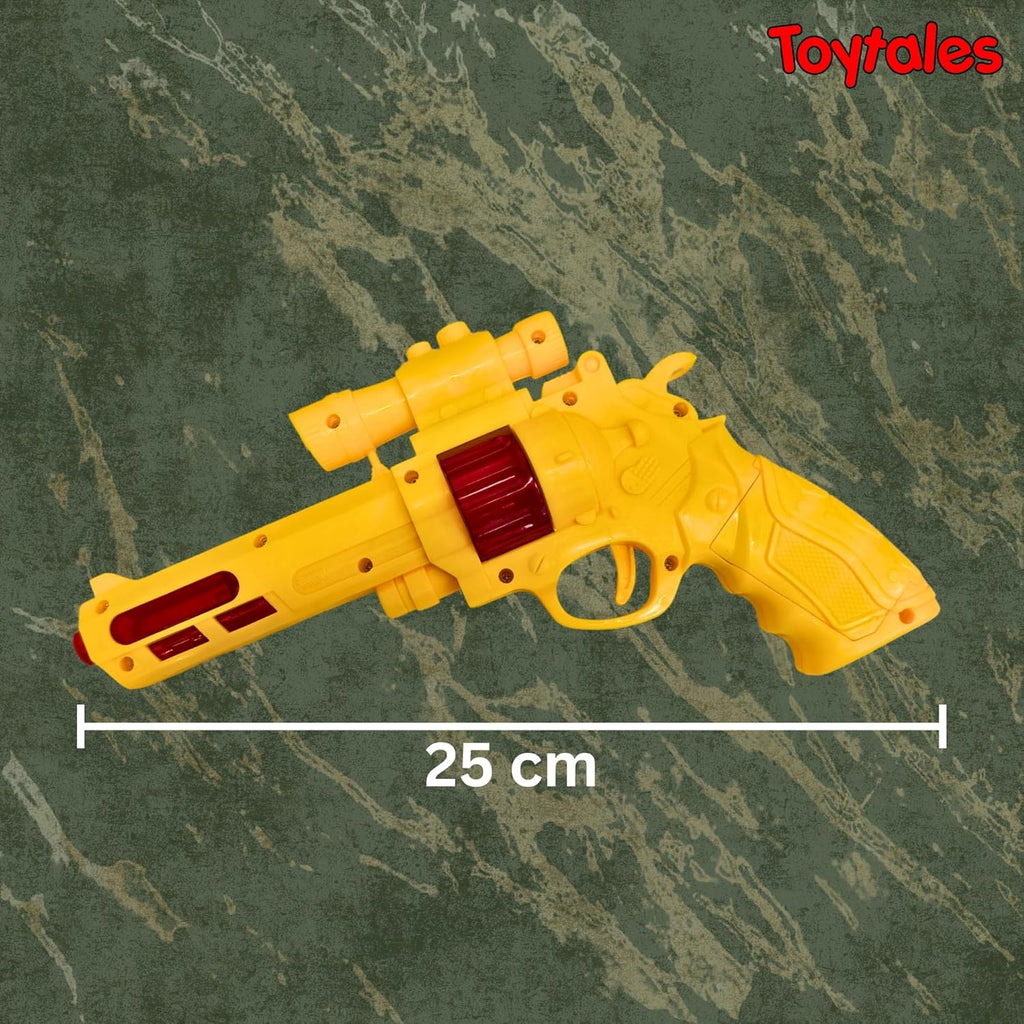 TOYTALES Revolver Flash Gun  LED Light & Music Toy for Kids