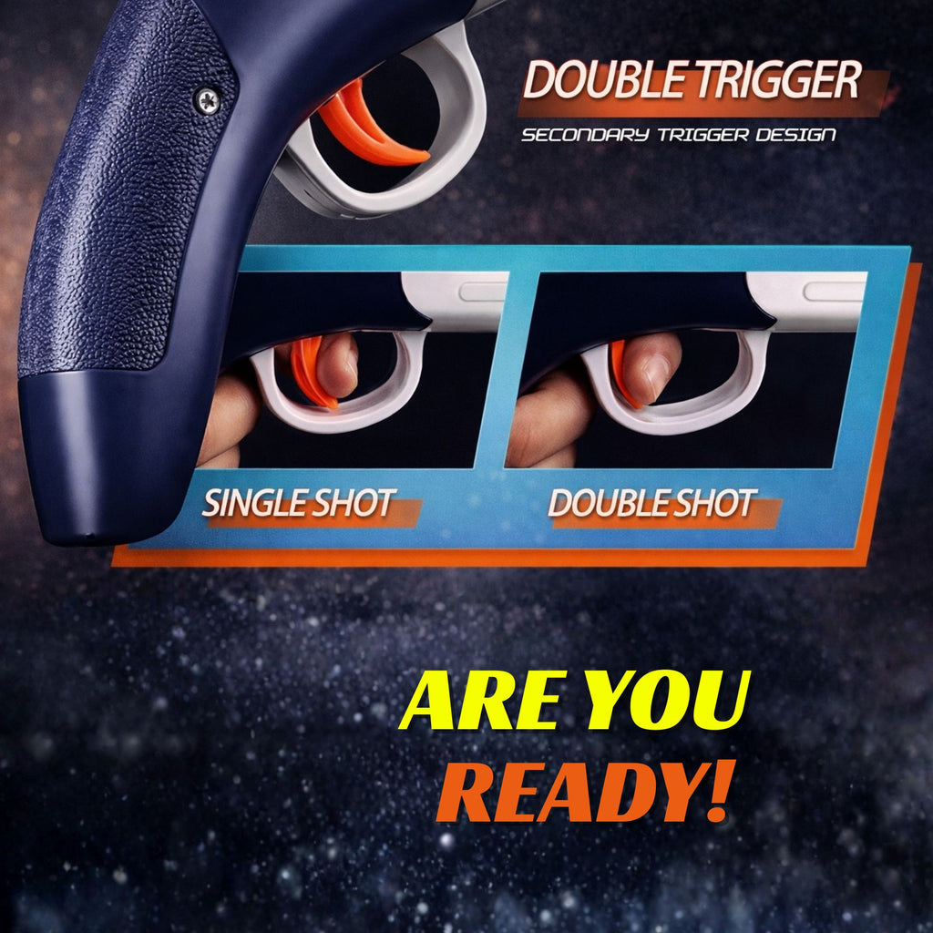 TOYTALES Double Barrel Soft Bullet Shotgun Toy