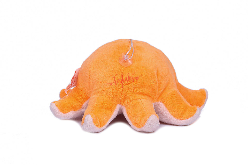 TOYTALES Pixie Octopus Soft Toy for Kids | Cute Smiling Plush Octopus | Soft & Huggable Stuffed Toy | 18 cm