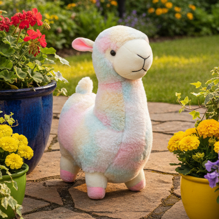 TOYTALES Llama Soft Toy Cute Plush Stuffed Animal for Kids 38cm