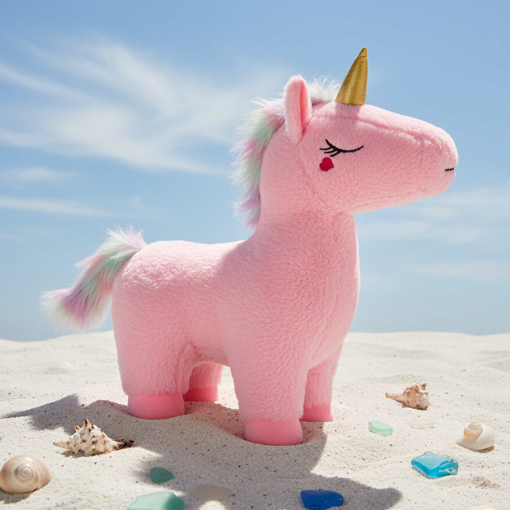 TOYTALES Unicorn Soft Toy |  Plush Stuffed Toy – 45 cm Teddy, Assorted Colors
