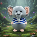TOYTALES Baby Elephant Plush Soft Toy 20 cm Cute Stuffed Animal