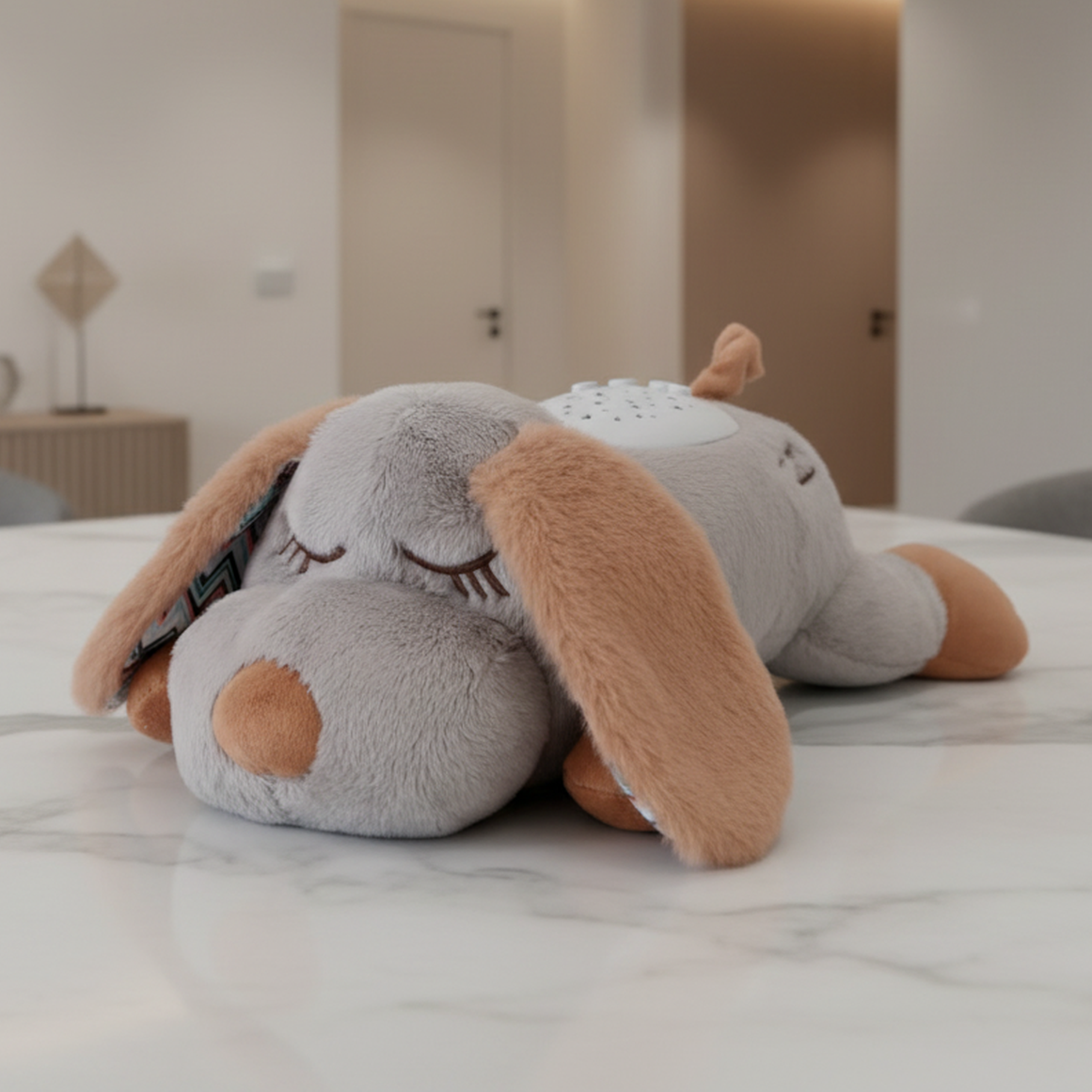 TOYTALES Dreamlight Dog Baby Soft Toy Music Projector Plush Dog Toy For Kids