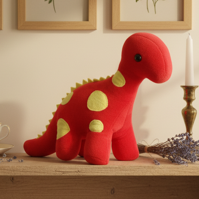 TOYTALES Millo Dino Soft Toy Ultra Soft Cute Dinosaur Plush Toy for Babies and Kids