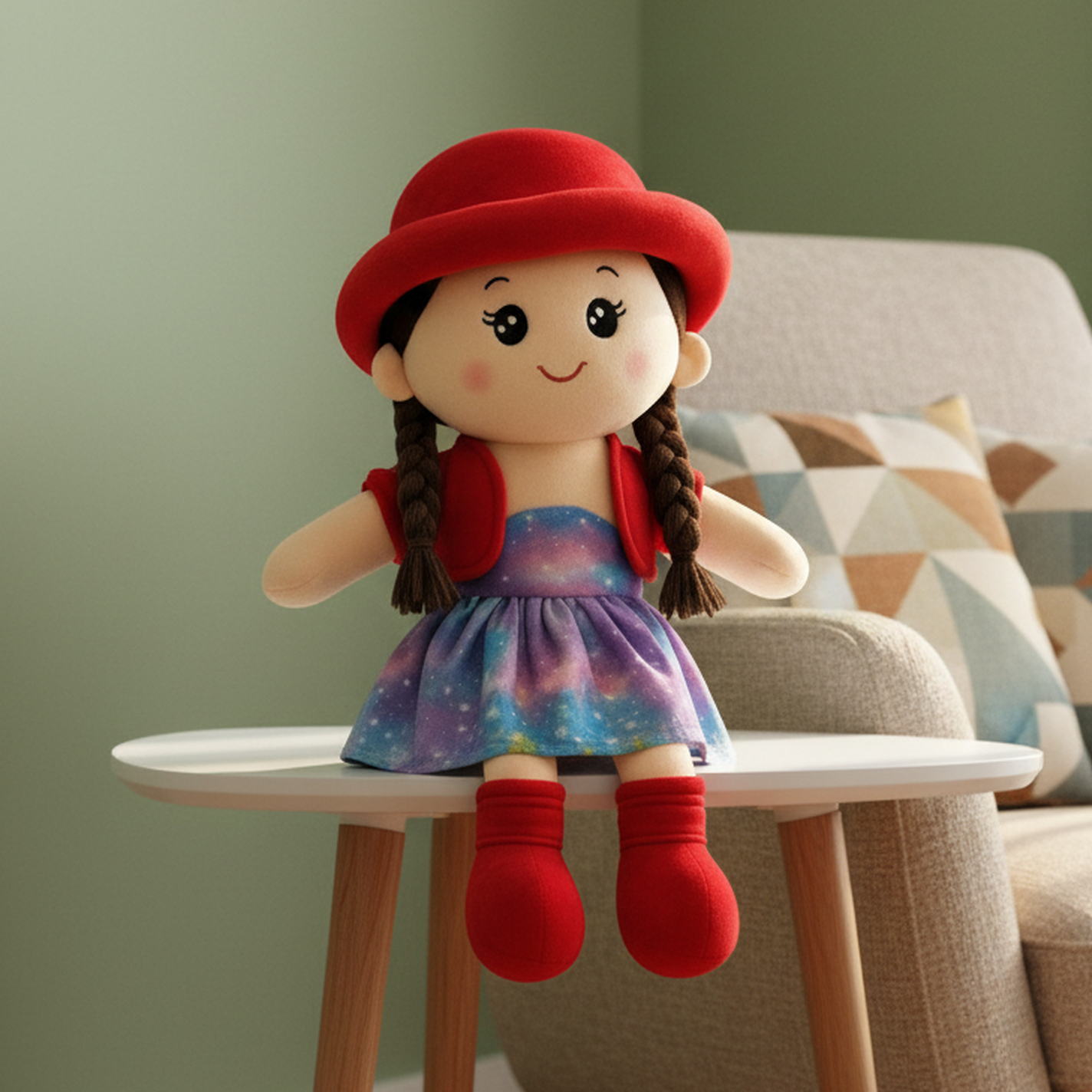 TOYTALES Cap Doll Soft Plush Doll | Stuffed Toy 60cm, Assorted Colors