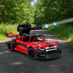 TOYTALES High Speed Bullet Car with Flashing Lights Rechargeable Remote Control Racing Car