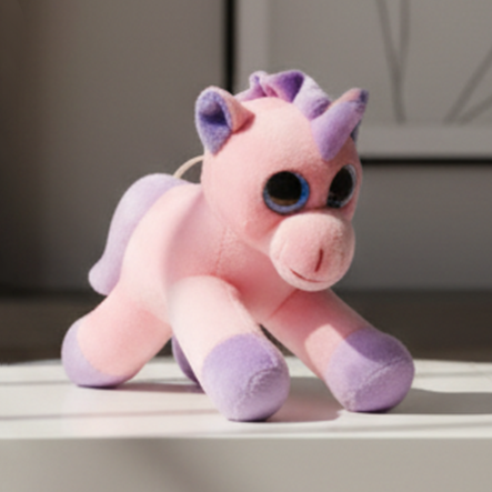 TOYTALES Unicorn Plush Toy 20cm Pink Cute Soft Stuffed Animal