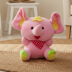 TOYTALES Flora Elephant Hanging Plush Soft Toy Cute Stuffed Animal For Kids 18cm