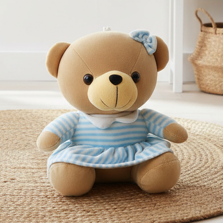 TOYTALES Teddy Bear Soft Plush Toy Cute and Cuddly Stuffed Animal For Kids 30cm