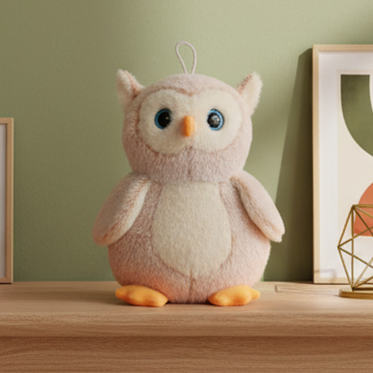 TOYTALES Plush Owl Soft Toy Cute Cuddly Stuffed Animal for Kids Assorted colors 25cm