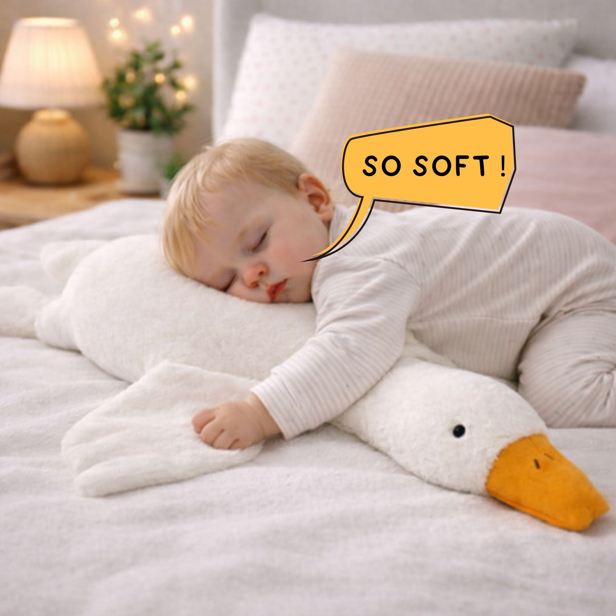 TOYTALES Sleeping Duck Ultra Plush Soft Toy
