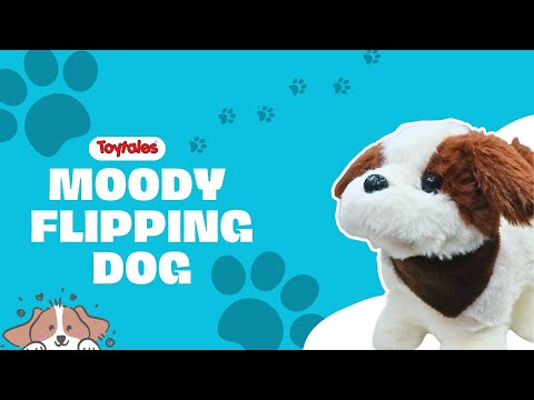 TOYTALES Walking & Barking Snooby Dog, Interactive Plush Puppy Toy