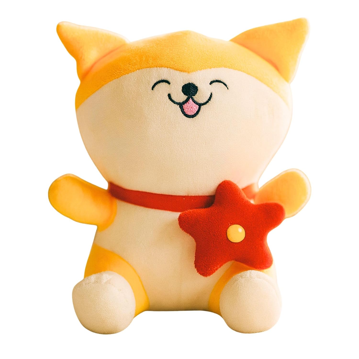 TOYTALES Soft Cat Plush Toy Cute Kitty with Flower, 20cm