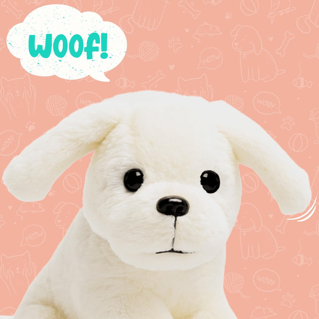 TOYTALES Sitting Dog Plush Stuffed Animal Puppy Soft Toy 25cm